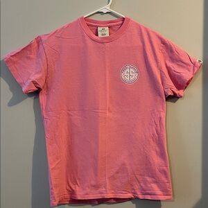 Simply Southern Pink Graphic Tee with Daisy Logo